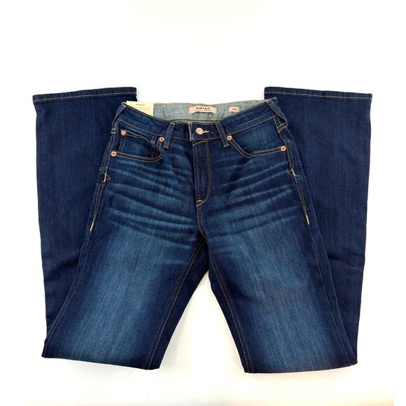 Ariat Women's Blue High Rise Ballary Boot Cut Jeans Size 27R - Picture 5 of 11
